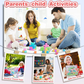 Apluses blocks compatible with many sets for expanding play options
