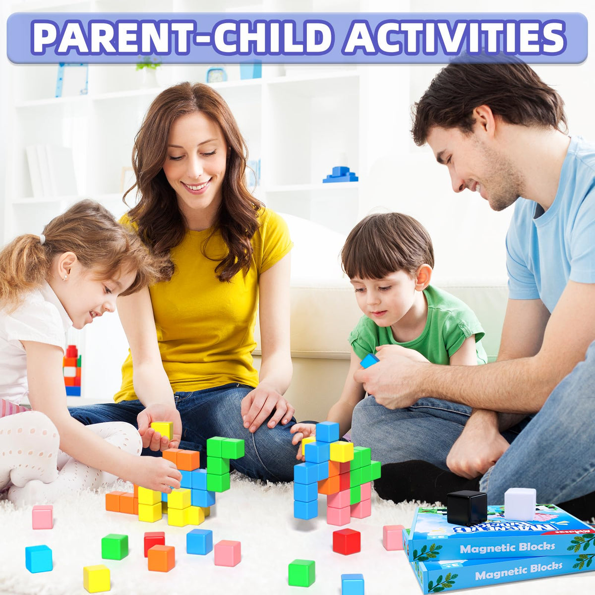 Apluses blocks used outdoors as travel-friendly learning toys.