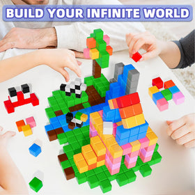 Apluses blocks support STEM learning through problem solving and geometric ideas.