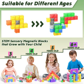 Apluses sensory exploration toys with crisp clicks and bright colors to aid focus