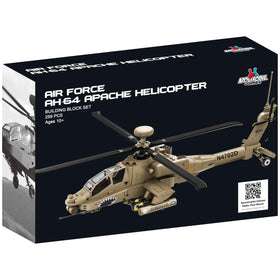 Apostrophe Games AH-64 Apache display-shelf pose ideal for a collector’s display.