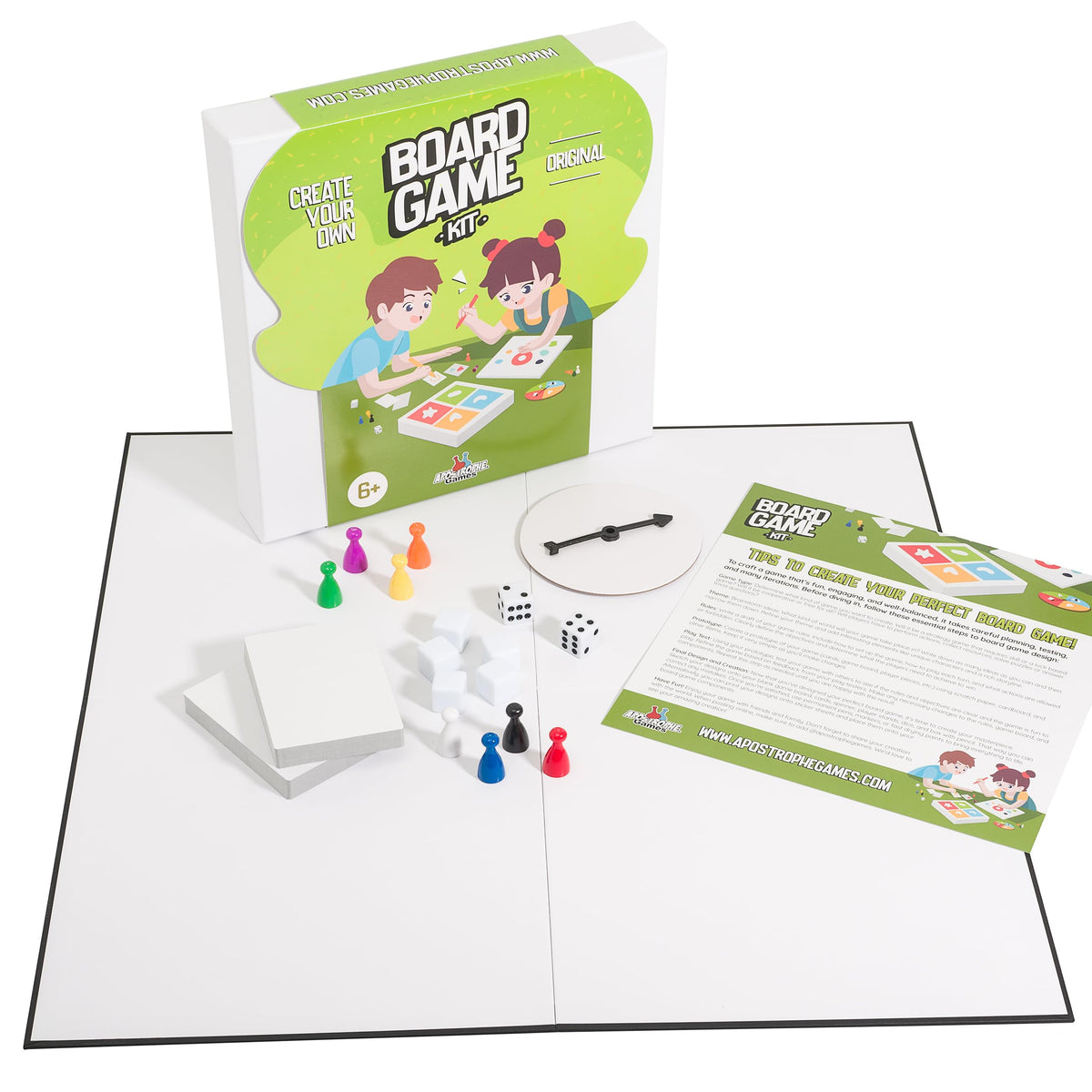 Apostrophe Games blank board 18-inch for custom game design