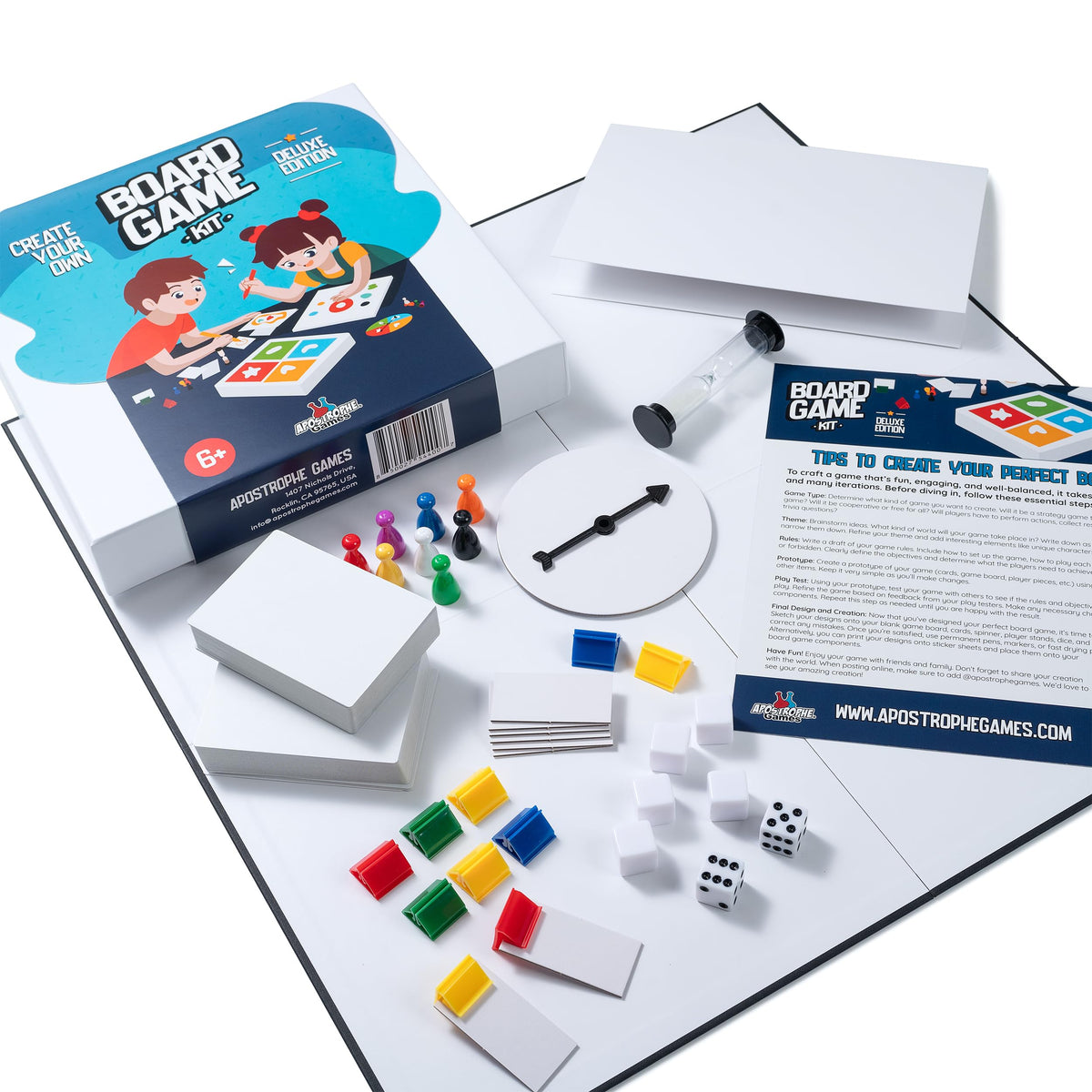 Apostrophe Games blank poker-size cards for personalized gameplay