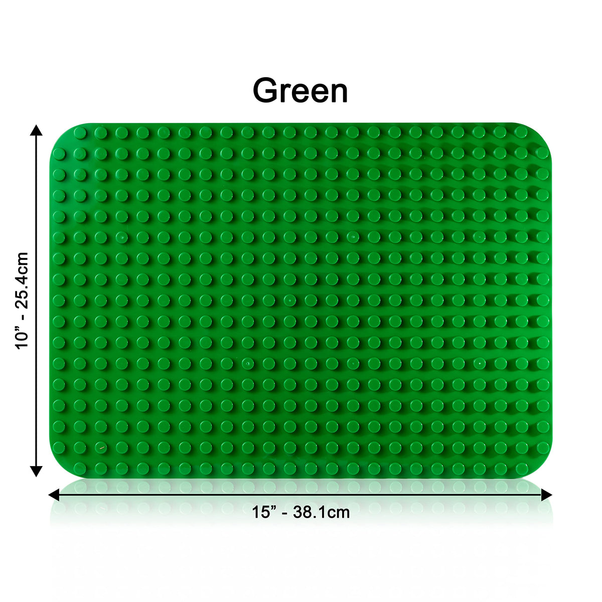 Apostrophe Games blue base plate ready for expansive brick layouts.