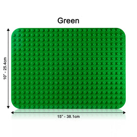 Apostrophe Games blue base plate ready for expansive brick layouts.