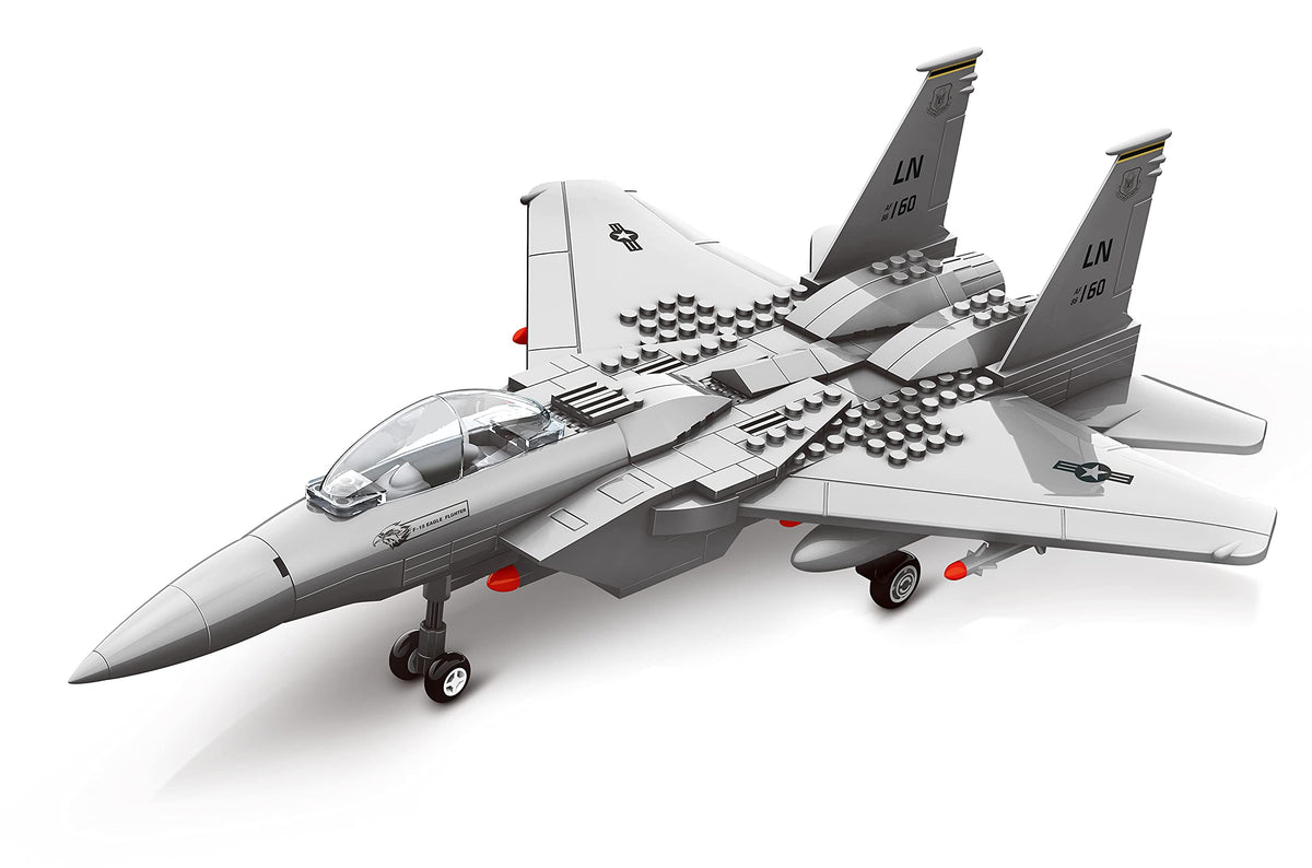 Apostrophe Games F-15 Eagle wings and missiles show authentic features for collector building