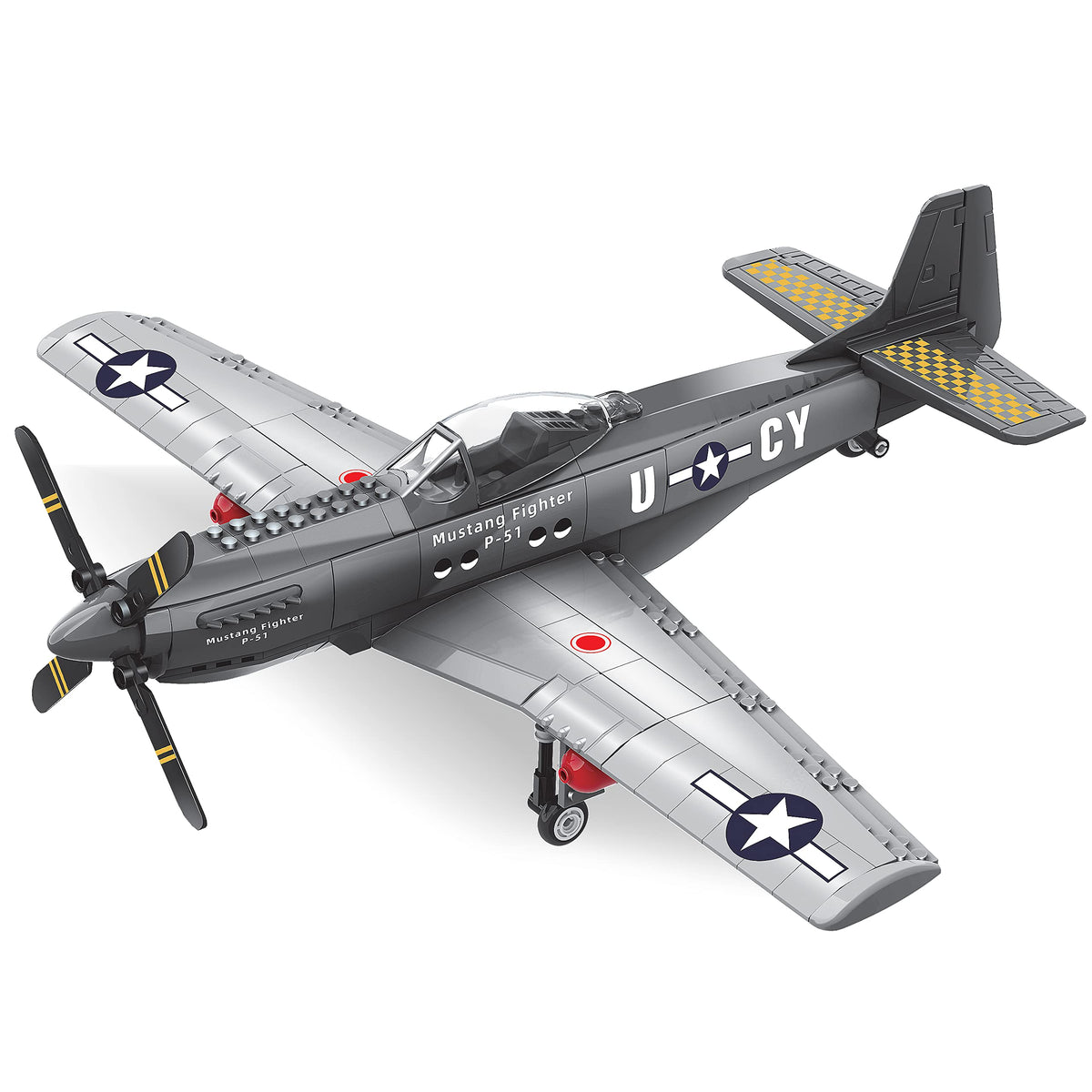 Apostrophe Games P-51 Mustang rotating propeller for interactive play