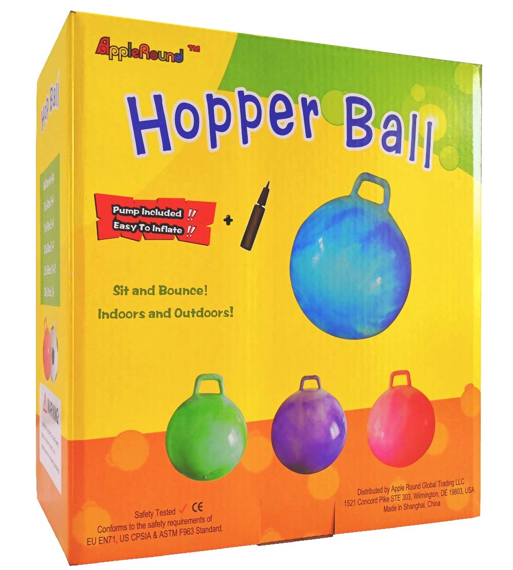AppleRound 28-inch ball in green cloud design supports teens and adults