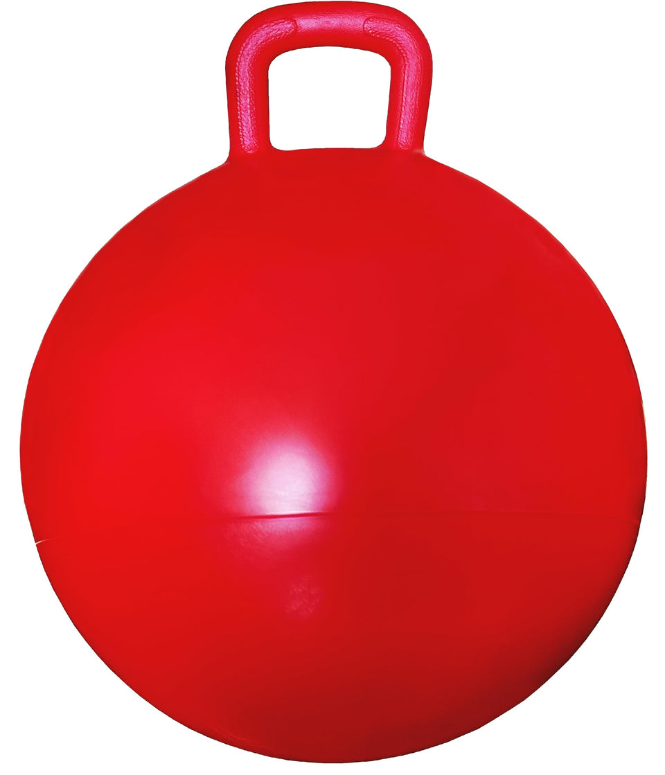 AppleRound Hippity Hoppity red ball for safe indoor play.