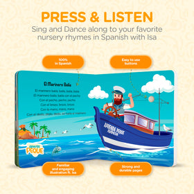 Aprende Peque bright illustrations featuring Isa captivate toddlers during songs