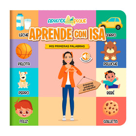 Aprende Peque Isa sound button demonstrates pronunciation to support early vocabulary.