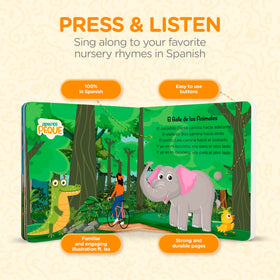 Durable board book with rounded corners for little hands and safe exploration.