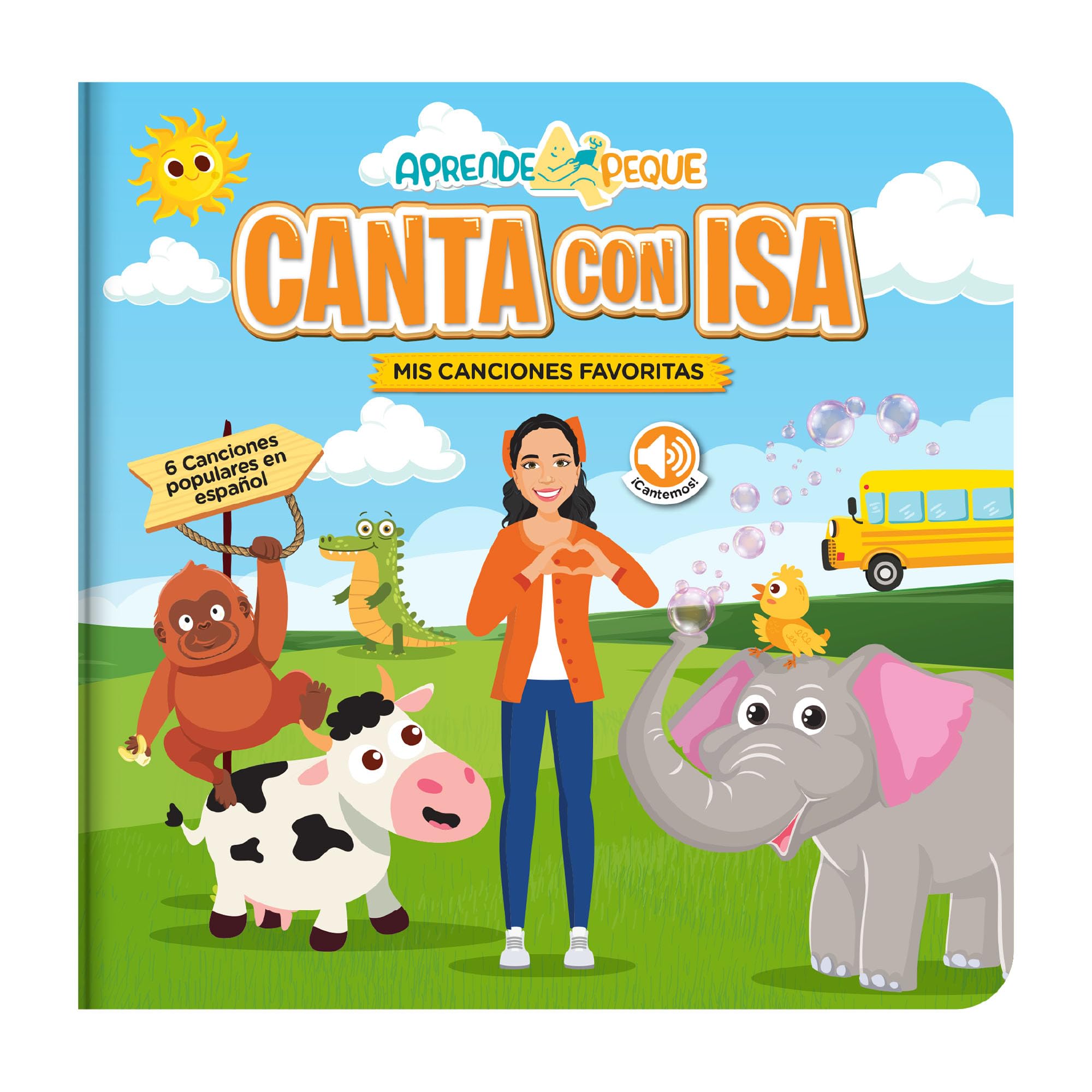 Aprende Peque Musical Sound Book for Toddlers 1–4 | Sing with Isa: 6 S ...