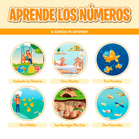 Aprende Peque family reading moment invites singing and learning together.
