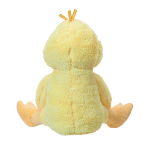 Apricot Lamb baby-friendly duck plush with cute face for infant bonding.
