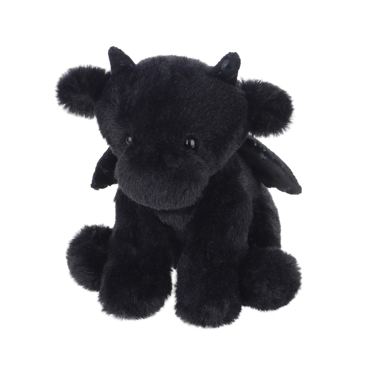 Apricot Lamb Black Dragon plush, easy-care fur for quick wipe-clean and sun-dry