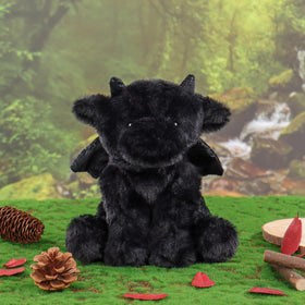 Apricot Lamb Black Dragon plush, suitable from birth for safe, gentle play