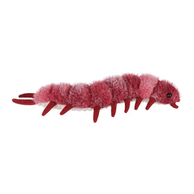 Apricot Lamb cuddle-ready centipede plush ideal for travel and camping.