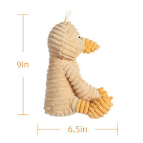 Apricot Lamb corduroy duck plush, packaged as a thoughtful gift for special occasions.