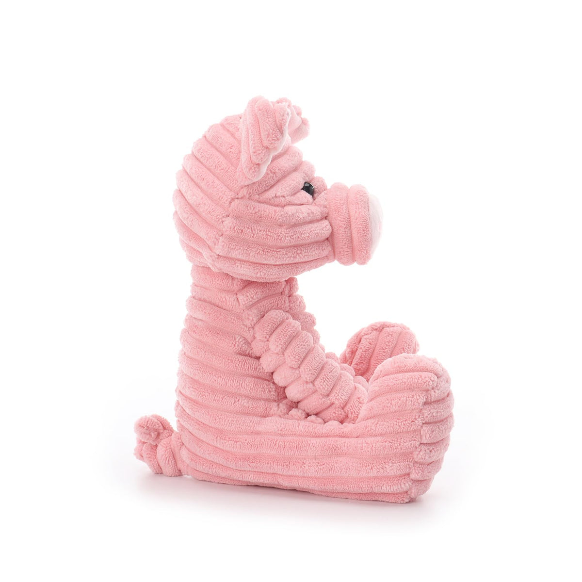 Apricot Lamb corduroy pig 9in durable care-friendly design.