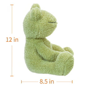 Apricot Lamb easy-clean plush frog with quick cleaning after adventures.