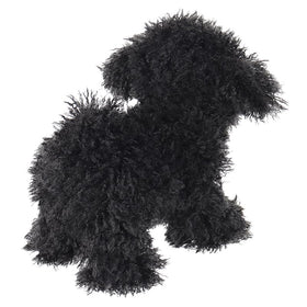 Apricot Lamb easy-clean plush: brush with water and sun-dry.