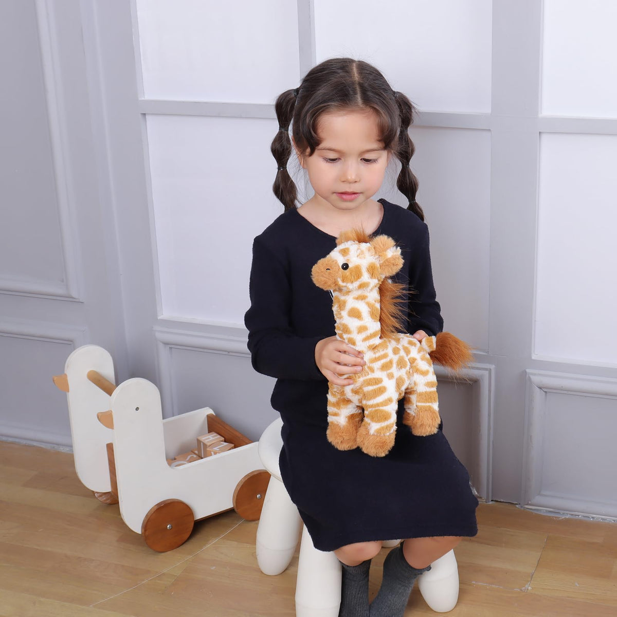Apricot Lamb giraffe decor and play suitable for nurseries or rooms