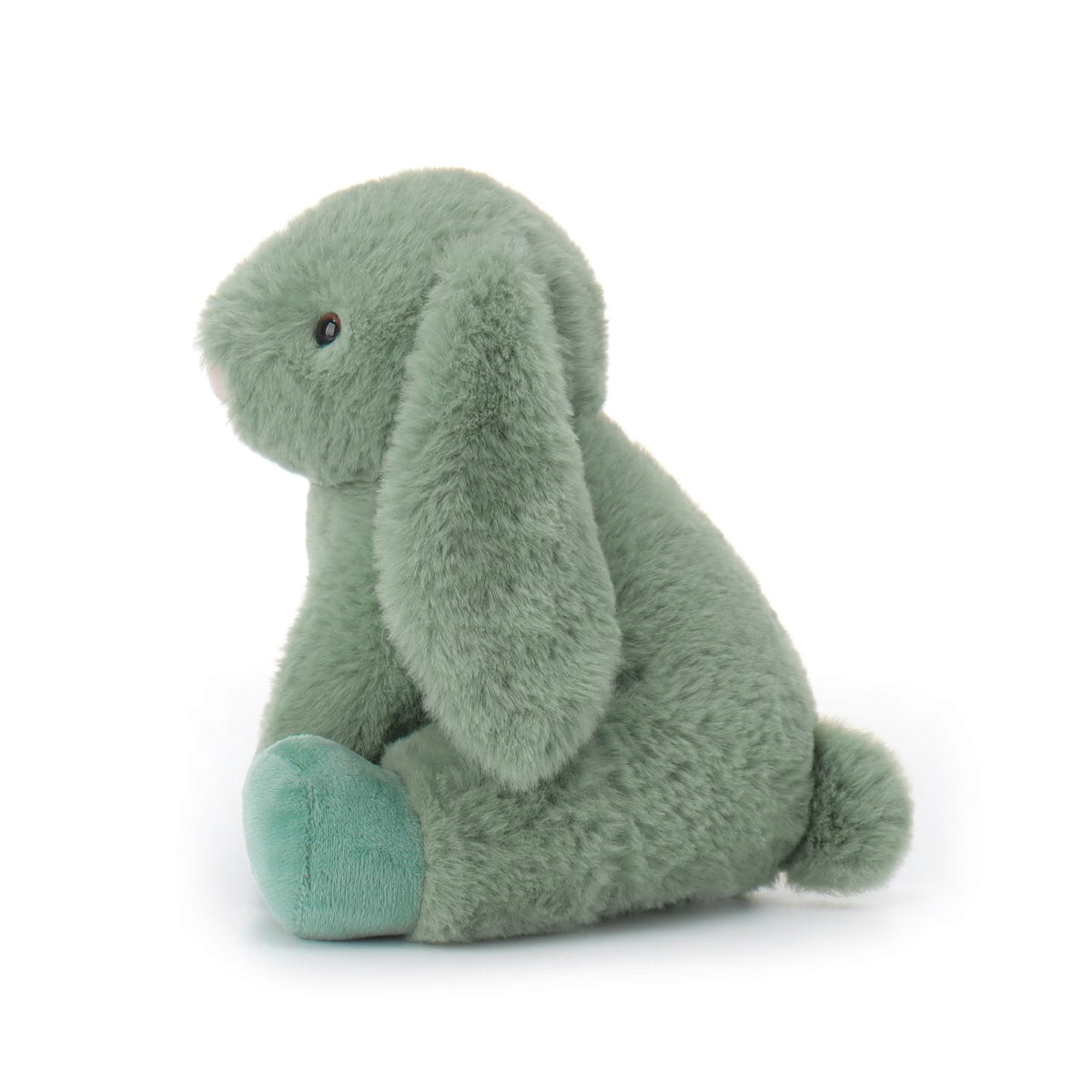 Apricot Lamb Green Bunny gift-ready plush great for holidays or birthdays.