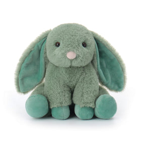 Apricot Lamb Green Bunny 8-inch plush ideal for bedtime snuggles.
