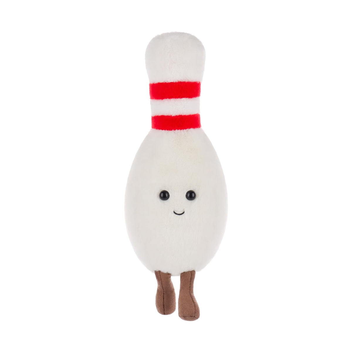 Apricot Lamb Happy Bowling kid holding plush, perfect bedtime buddy