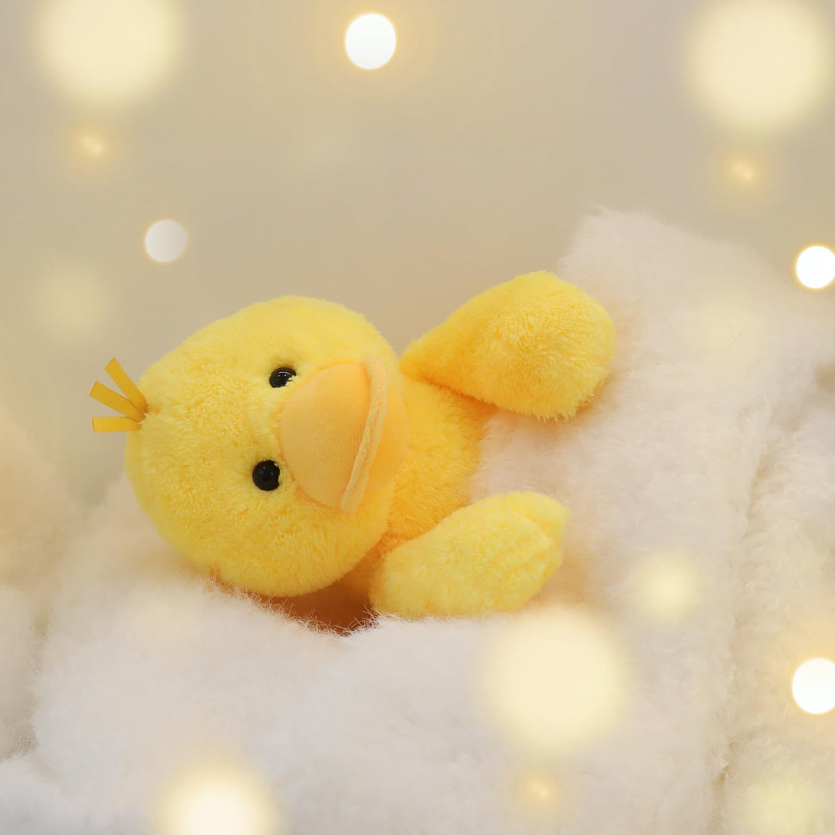 Apricot Lamb kid-friendly duck toy ready for bedtime stories and play