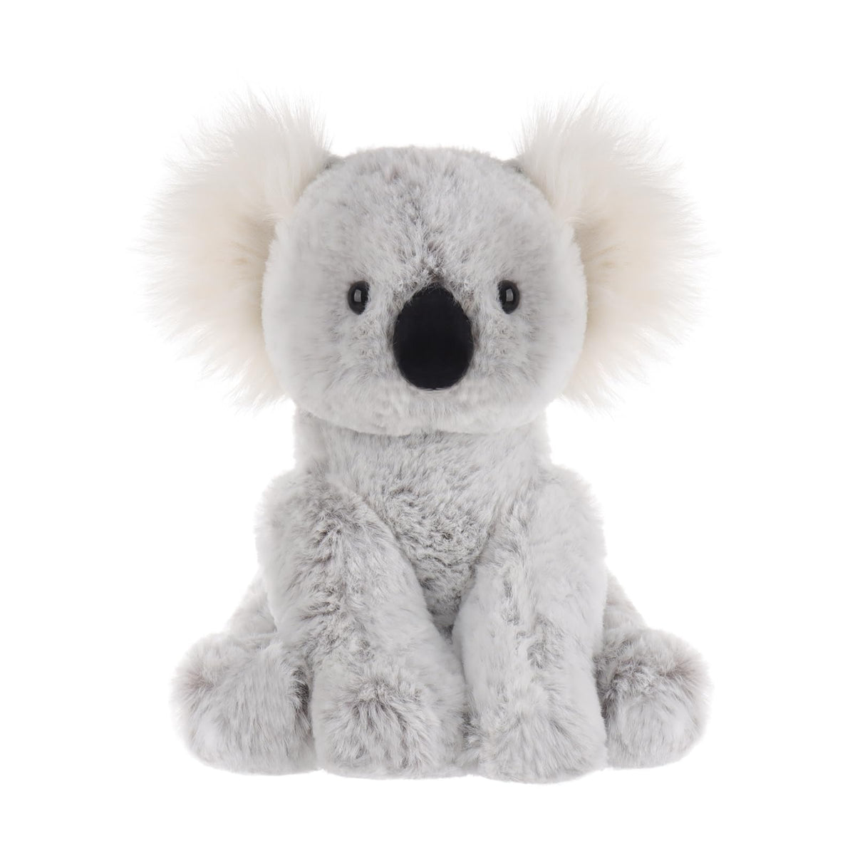 Apricot Lamb gray koala plush 8-inch front view for gentle hugs.