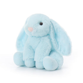 Apricot Lamb bunny plush close-up of fabric texture for gentle sensory exploration.