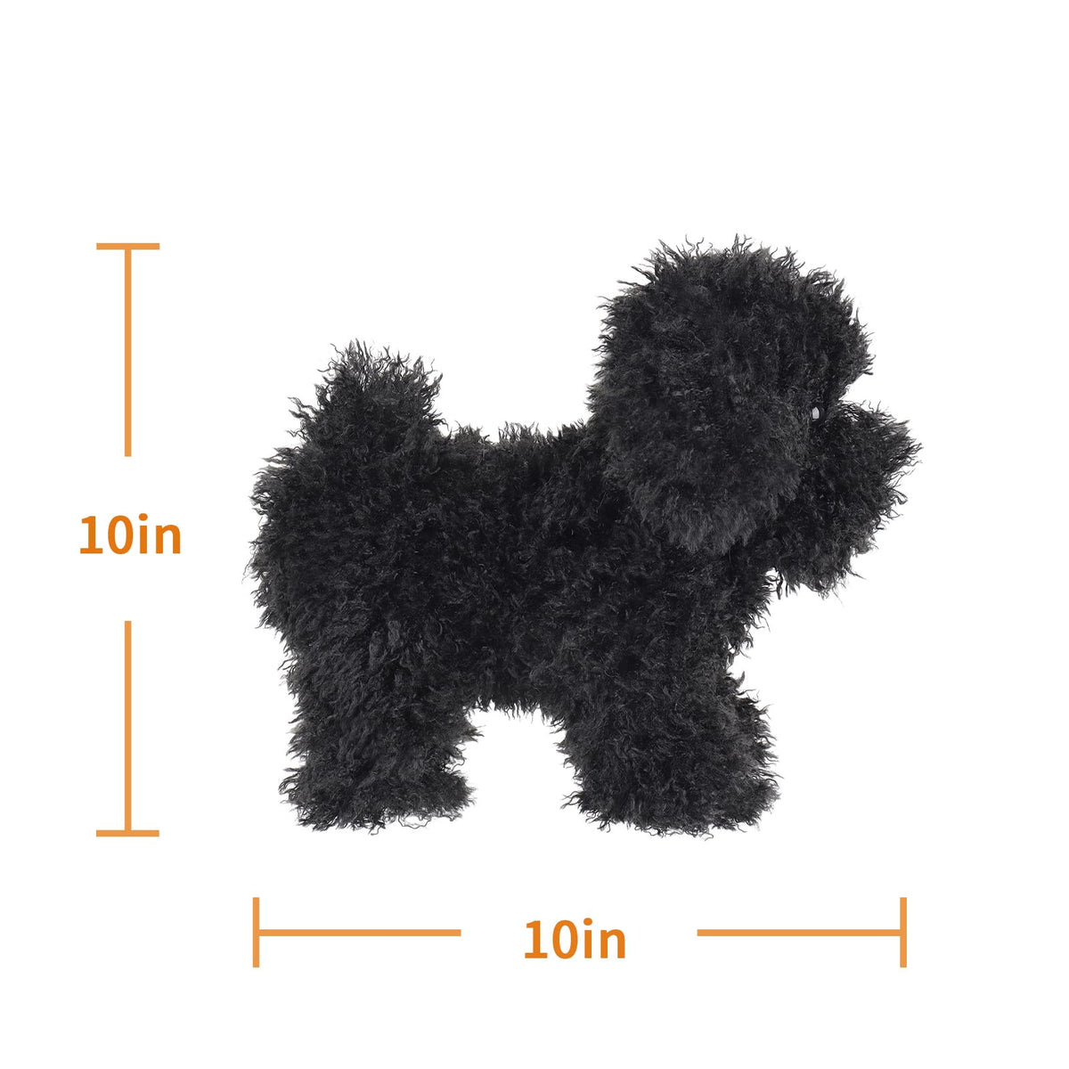 Apricot Lamb outdoor-friendly poodle plush perfect for camping or travel.