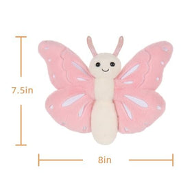 Apricot Lamb Pink Butterfly plush gift-ready, charming keepsake for birthdays and holidays
