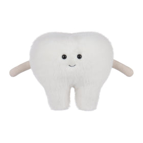 Apricot Lamb plush tooth 10.6-inch cuddly toy for cozy hugs.