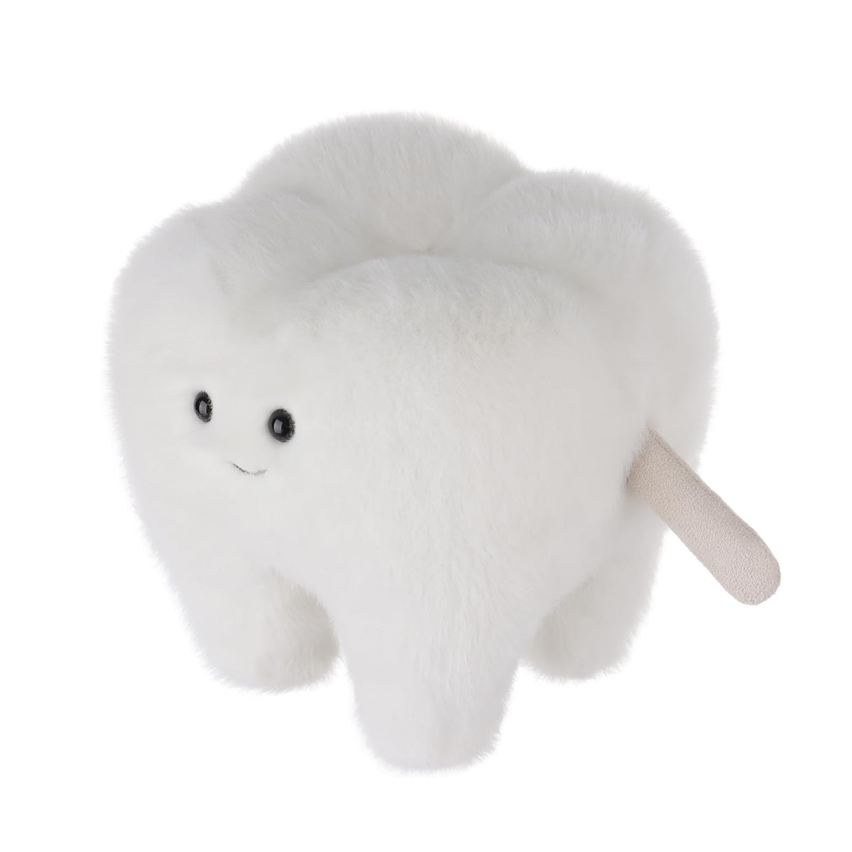 Apricot Lamb plush tooth festive decor accent for celebrations.