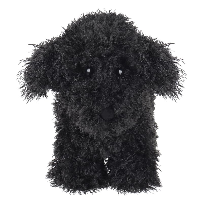 Apricot Lamb poodle plush decor-friendly, adds festive charm to rooms.