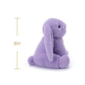 Apricot Lamb vivid purple color enhances playful show and gifting appeal.