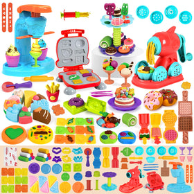 Aprilwolf dough set 75pcs showcases a colorful collection for imaginative play.