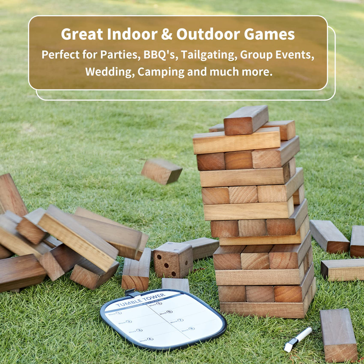 ApudArmis timeless wooden set inspires inclusive group play for teens and adults.