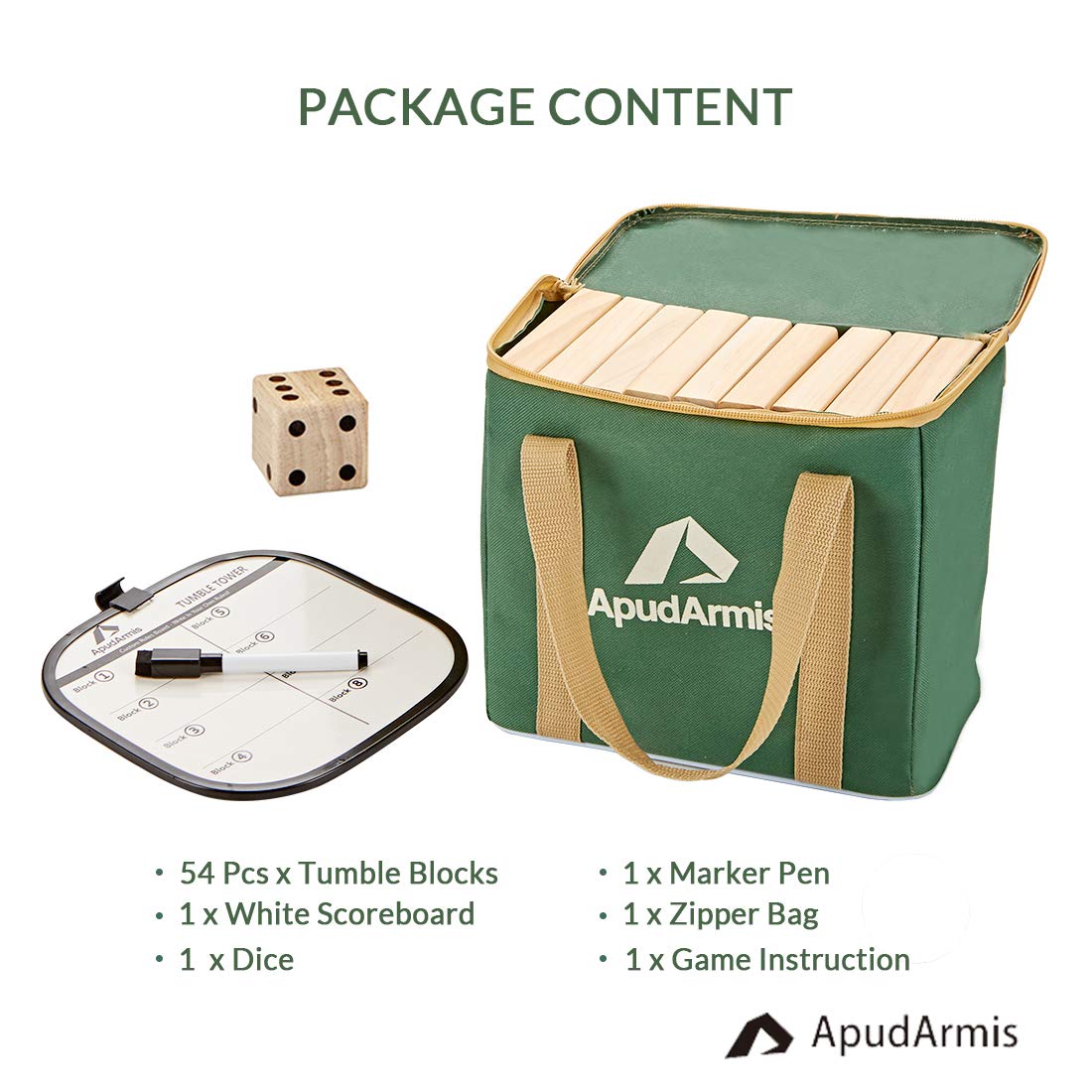 ApudArmis Giant Tumble Tower as a thoughtful gift for family and friends.