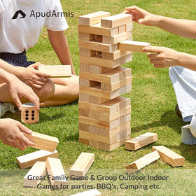 ApudArmis rounded-edge timber blocks for safe play.