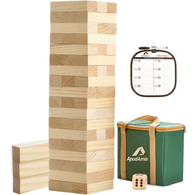 ApudArmis tumble timber blocks for family game night.