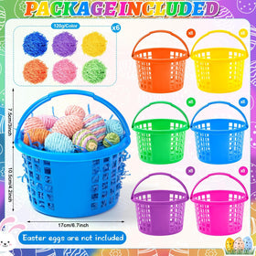APUDWN raffia grass filler cushions eggs and gifts during Easter hunts