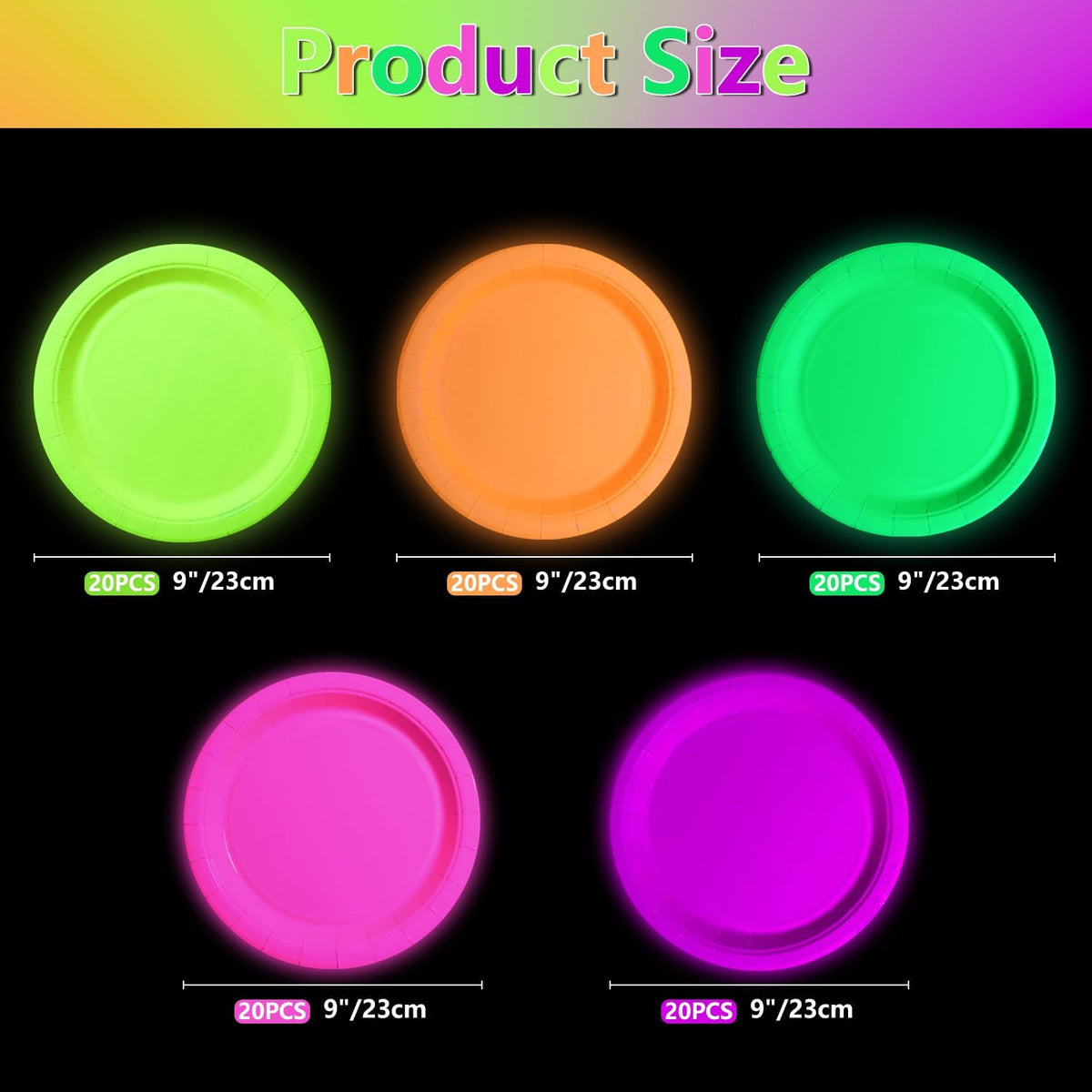 APUXXJUPA pink neon plates glow brightly, ideal for festive celebrations