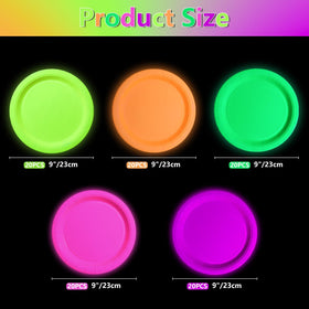 APUXXJUPA pink neon plates glow brightly, ideal for festive celebrations