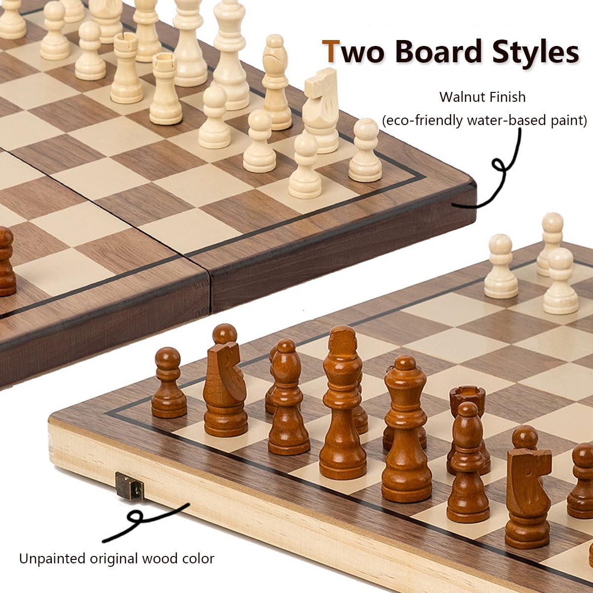 APYR AOMA chess set magnetic pieces offer stable gameplay during travel