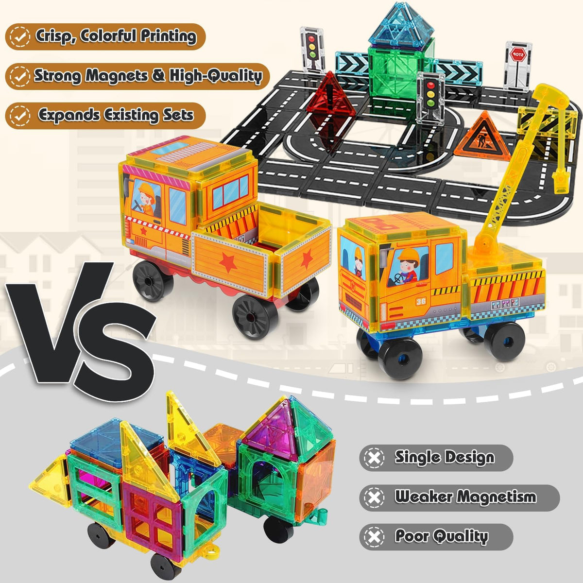 Apyr Aoma magnetic tiles educational play supports color recognition and fine motor skills