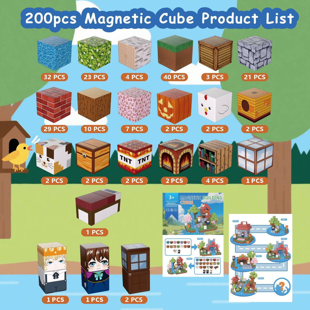 Apyr Aoma magnetic cubes connect firmly for sturdy, frustration-free building sessions.